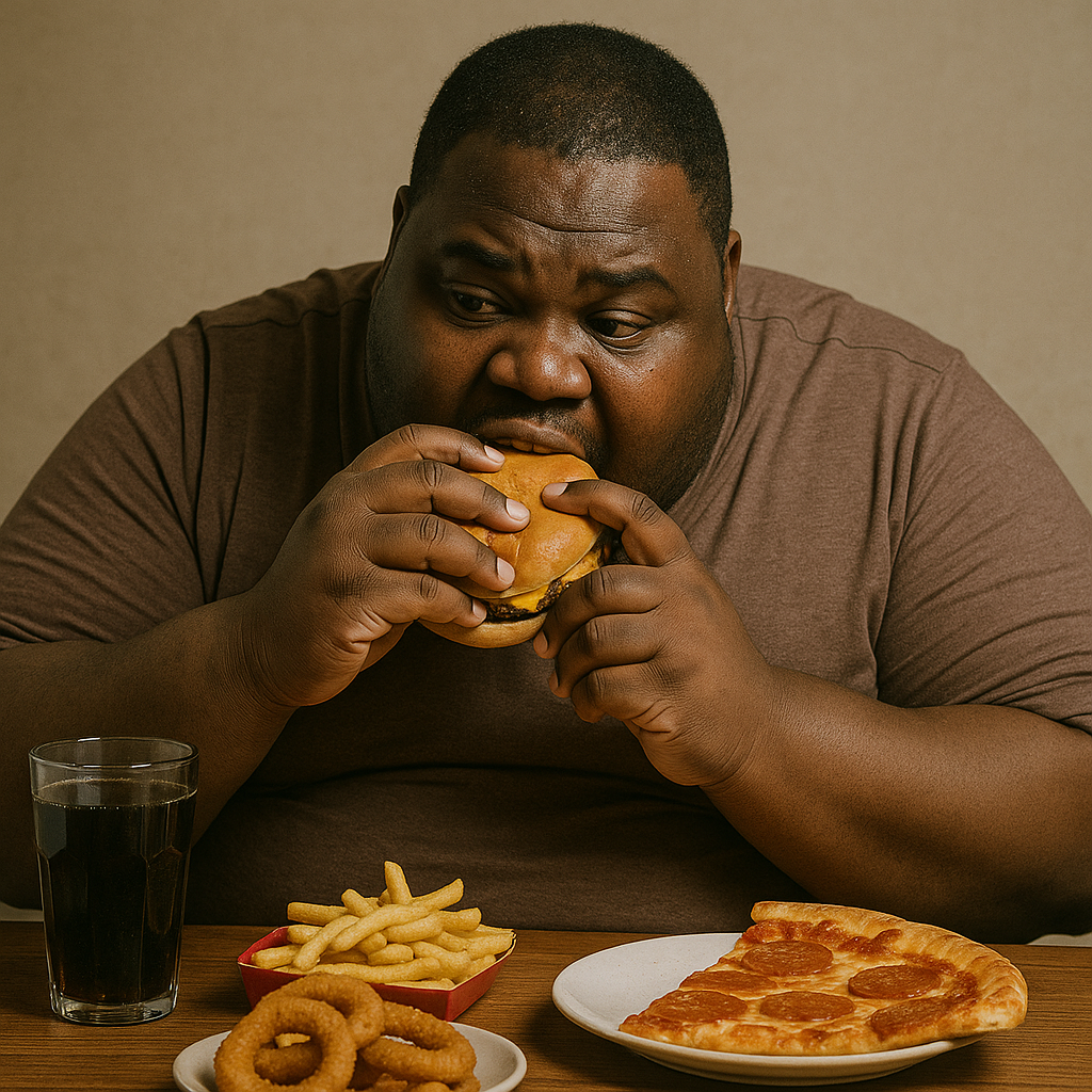 💔 He Used Food to Cope With Stress — Then Died From Obesity-Linked Stroke