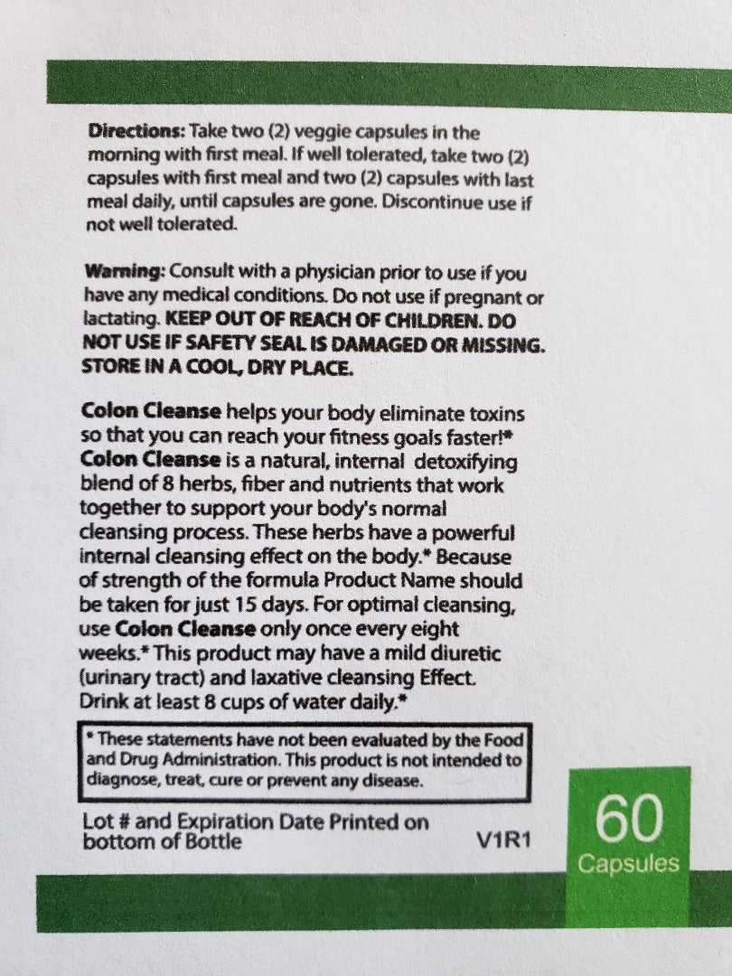 Improved Colon Cleanse (On SALE) π₯ Black Vegan Shop
