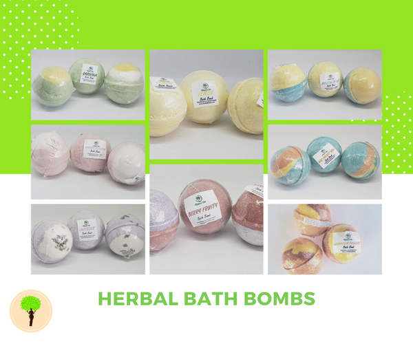 bath bombs with multiple scents