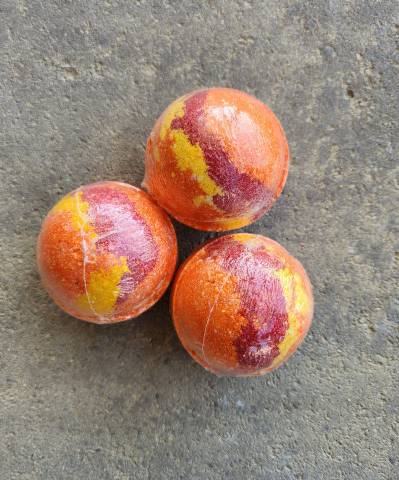 "Mango Papaya Paradise: Organic Bath Bombs for Luxurious Tropical Escapes!" Black Vegan Shop