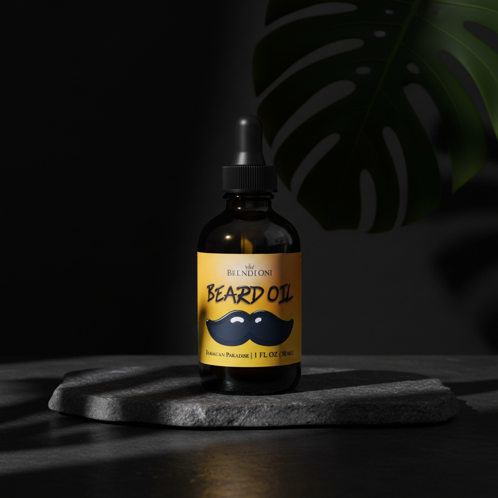 Jamaican Paradise Beard Oil | Tropical Scent, 9-Oil Growth Formula
