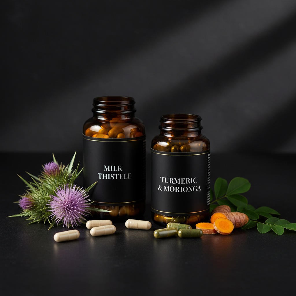 Liver Support Bundle | Milk Thistle & Turmeric Moringa Capsules