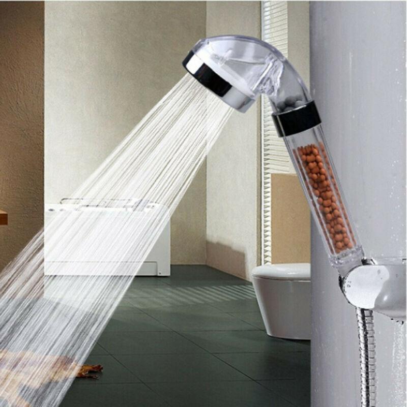 The High Pressure Ionic Shower Head (Filters Hard Water & More) Black Vegan Shop