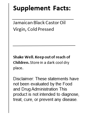 Jamaican Black Castor Oil Black Vegan Shop
