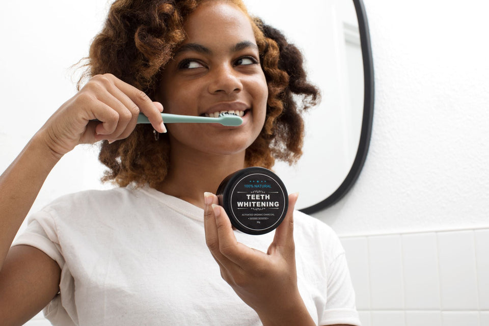 Experience a Brighter Smile with Our Activated Charcoal Teeth Whitening Powder